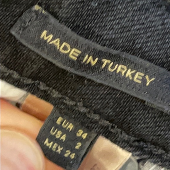 Massimo Dutti cropped kick flare jeans - Picture 3 of 3